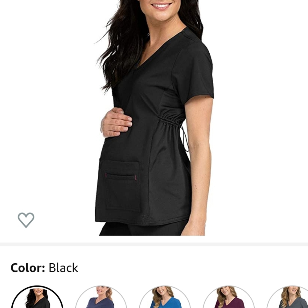 Maternity scrub set